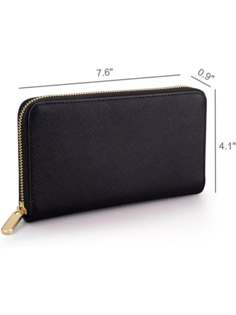 Luxury Real Leather Travel Wallet | Large Capacity Card Holder & Phone Clutch